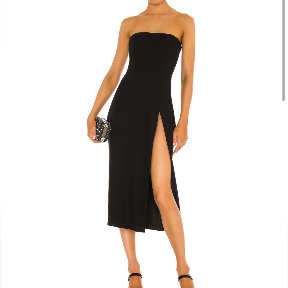 Amanda uprichard midi dress high slit